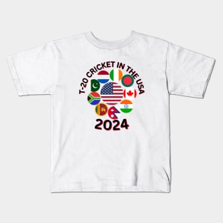 T-20 Cricket in the USA Kids T-Shirt